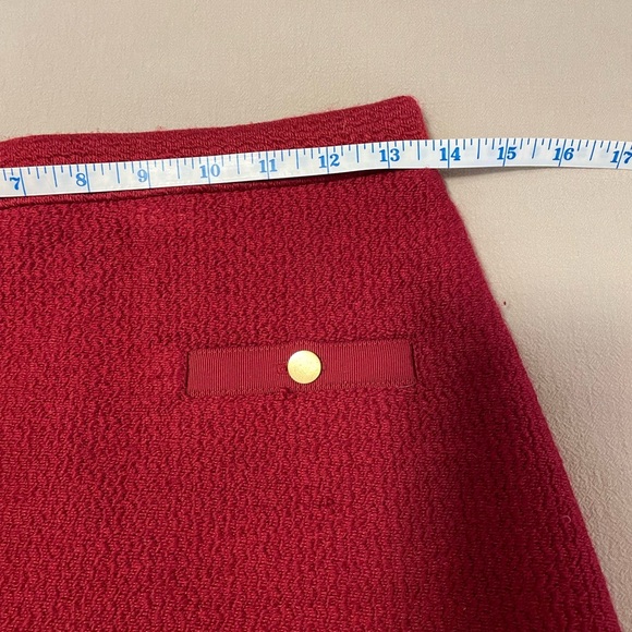 Club Monaco skirt red size 0 - Picture 3 of 9